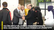 Vali Ünlüer ile Solaroğlu, Kahramanmaraş’ta okul saldırısında yaralanan öğrencileri ziyaret etti