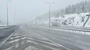 Bolu Dağı ile Ankara arasında kar yağışı etkili oluyor