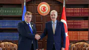 TBMM Başkanı Kurtulmuş, Estonya Parlamentosu Başkanı ile görüştü