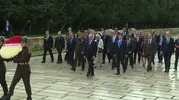 Türkiye'ye gelen NATO heyeti, Anıtkabir'i ziyaret etti