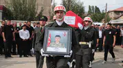 Askeri araç kazasında şehit olan Ziyar Koparan'a hüzünlü veda