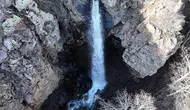 Erciyes Dağı eteklerindeki şelale, 10 yıl sonra yeniden çağlamaya başladı