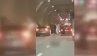 Tüneli kapatan düğün konvoyundaki araçlara ceza yağdı