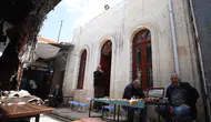 Adıyaman'da depremde yıkılan tarihi çayevi yeniden ayağa kaldırıldı