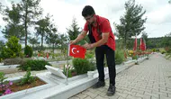 Kahramanmaraş’ta mezarlıklar Kurban Bayramına hazır