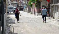 Mahalle sakinlerinden asfaltlanmayan yollara tepki