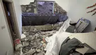 İstinat duvarı çökünce binadakiler tahliye edildi