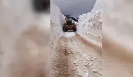 Mayıs ayının son günlerinde 3 metrelik kar