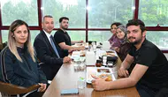 KSÜ Rektörü Okumuş, öğrencilerle yemekte buluştu