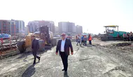 Başkan Akpınar Doğukent Mahallesinde devam eden çalışmaları yerinde inceledi