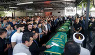 Silahlı saldırılarda hayatını kaybeden 5 kişi ebediyete uğurlandı