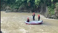 Akıntıya kapılarak kaybolan kişiyi arama çalışmaları devam ediyor