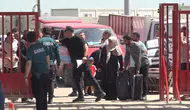 Akçakale Gümrük Kapısı'nda pasaportlu geçişler yeniden başladı