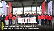 Kahramanmaraş’ta 66 üreticiye sorgum sudan otu tohumu desteği