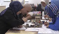 Kahramanmaraşlı depremzede hat sanatıyla hayata tutundu