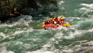 Köprülü Kanyon'da rafting, turizmin yanı sıra istihdamı da büyütüyor