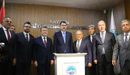 Bakanlar Kurum ve Yumaklı Kayseri'de ziyaretlerde bulundu