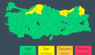 İçişleri Bakanlığından 10 il için sarı kodlu meteorolojik uyarı