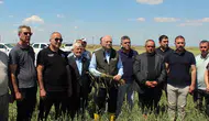 TZOB Genel Başkanı Bayraktar, tarım arazilerinde incelemede bulundu