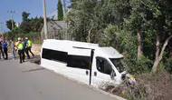 Gasbettiği yolcu minibüsüyle kaza yapan zanlı hayatını kaybetti