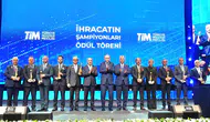 İhracatın şampiyonları ödüllerini Cumhurbaşkanı Erdoğan'dan aldı