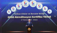 Ticaret Bakanı Bolat, TOBB 2026 Akreditasyon Sertifika Töreni'nde konuştu
