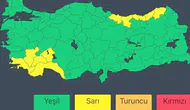 İçişleri Bakanlığından 10 il için sarı kodlu meteorolojik uyarı