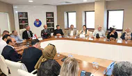 Medya temsilcileri Rektör Okumuş, ile bir araya geldi