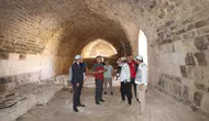 Ziyarete açılması planlanan Silifke Kalesi'nde incelemede bulunuldu