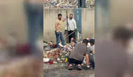 Eşinin çöpe attığı 400 bin lirayı çöp konteynerinde buldu