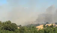Altıeylül ilçesinde orman yangını! Yangına havadan ve karadan destek