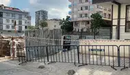 Giriş katında çökme meydana gelen 5 katlı bina boşaltıldı