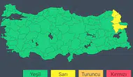 İçişleri Bakanlığından bazı iller için sarı kodlu meteorolojik uyarı