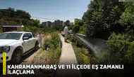 Kahramanmaraş ve 11 ilçede eş zamanlı ilaçlama