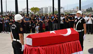 Osmaniye'de hayatını kaybeden polis memuru için tören düzenlendi