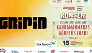 Rock müziğinin güçlü grubu Gripin Kahramanmaraş’a geliyor
