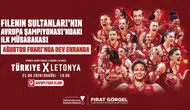 Filenin Sultanlarının Avrupa Şampiyonası heyecanı KAFUM’da dev ekranda