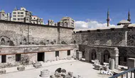 Toprak dolgudan kurtarılan tarihi han turizme kazandırılıyor