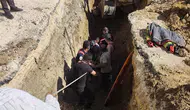 Hatay'da altyapı çalışması sırasında toprak altında kalan işçi öldü