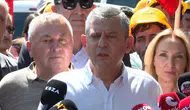 Yeni Parti Genel Başkanı Özel, ⁠eylem yapan maden işçilerini ziyaret etti