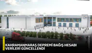 Kahramanmaraş depremi bağış hesabı verileri güncellendi
