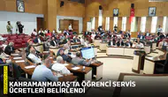 Kahramanmaraş’ta öğrenci servis ücretleri belirlendi