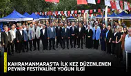 Kahramanmaraş’ta ilk kez düzenlenen Peynir Festivaline yoğun ilgi