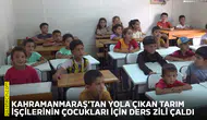 Fındık işçilerinin çocukları için ders zili çaldı