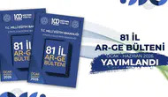 81 ildeki AR-GE çalışmalarından örnekler, bültende buluştu