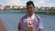 Üç dünya rekoru kıran down sendromlu milli sporcu yeni rekorlar peşinde
