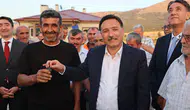 Depremzedeler için yapılan 15 afet konutu teslim edildi