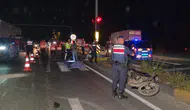 Motosiklet ile otomobil çarpıştığı kazada 1 can kaybı