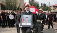 Askeri araç kazasında şehit olan Ziyar Koparan'a hüzünlü veda