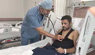 Aort damarı yırtılan çiftçi, 6 saatlik operasyonla hayata tutundu